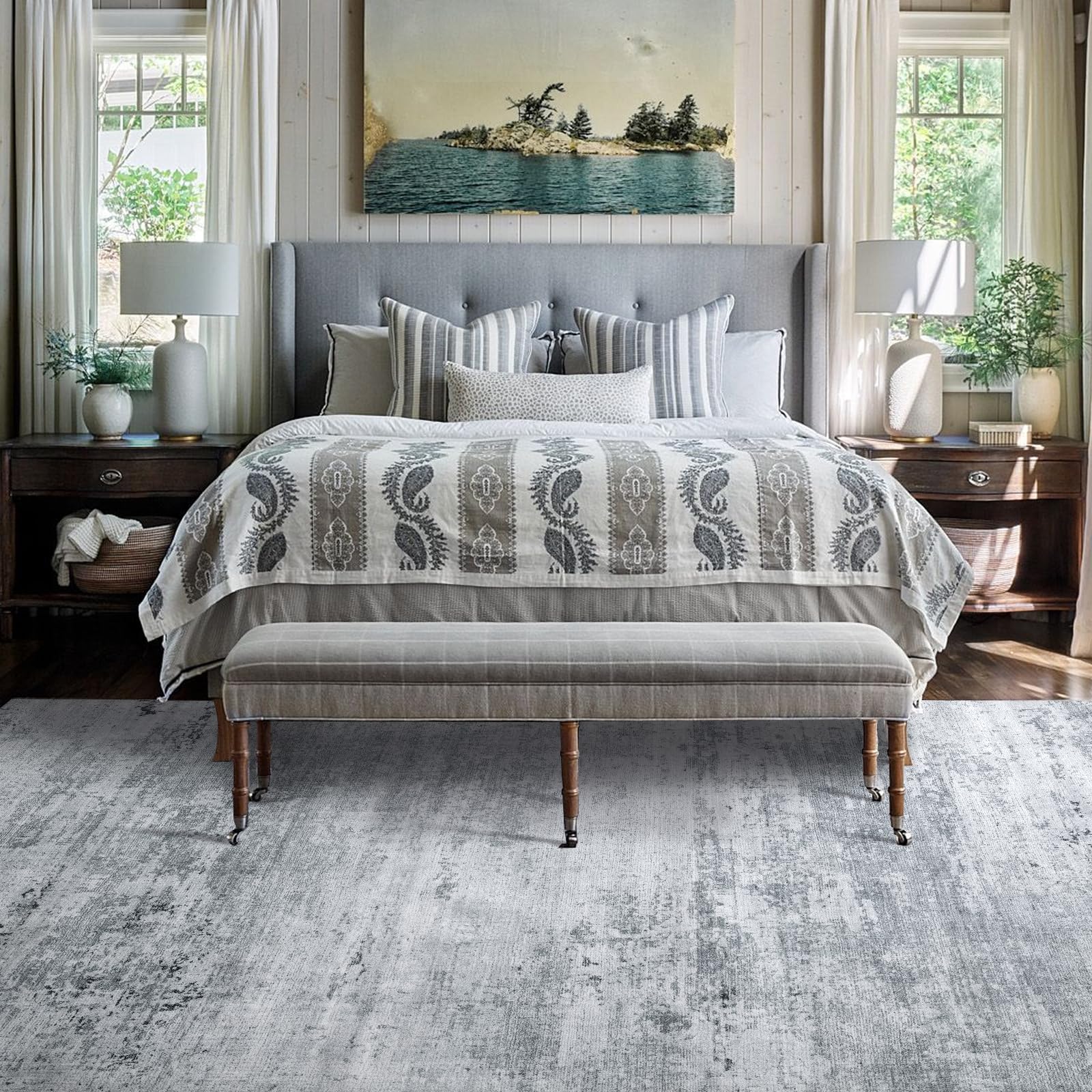 Amazon.com: HOMBYS 12x15 ft Modern Abstract Area Rug for Living